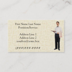 Carte De Visite Serveur paresseux