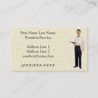 Carte De Visite Serveur paresseux