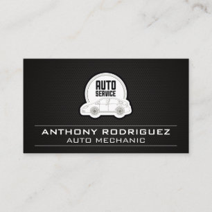 Carte De Visite Service Auto   Logo de réparation