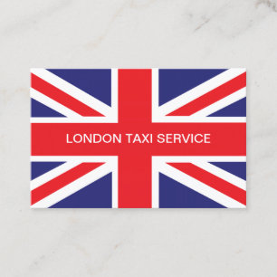 Carte De Visite Service BRITANNIQUE de taxi de Londres