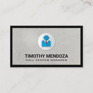 Carte De Visite Service client   Logo du centre d'appels