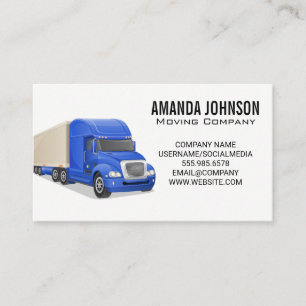 Carte De Visite Service d'affaires de camions mobiles