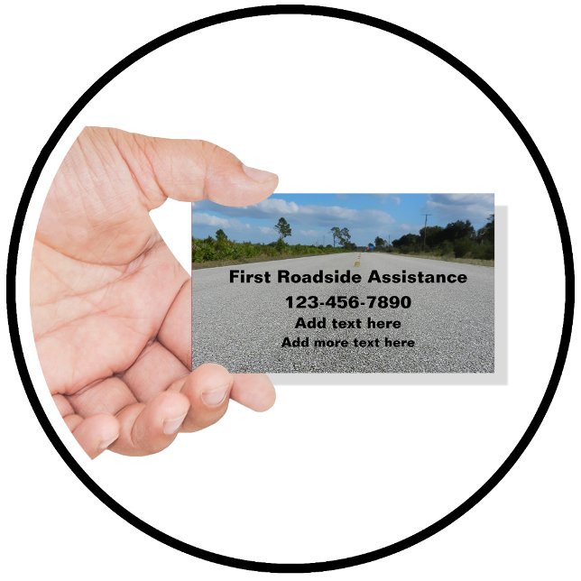 Carte De Visite Service d'assistance routière (Créateur téléchargé)