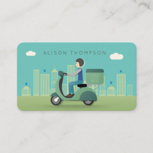 Carte De Visite Service de chauffeur de livraison de marchandises 
