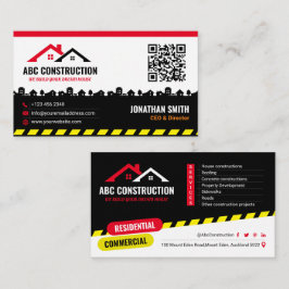 Carte De Visite Service De Construction, Immeuble, Rénovation