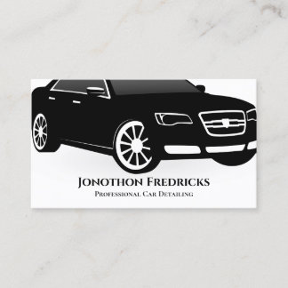 Carte De Visite Service de détail automatique de voiture professio