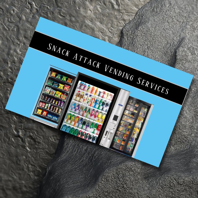 Carte De Visite Service de distributeur automatique professionnel (Créateur téléchargé)