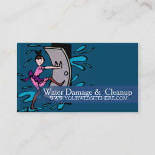 Carte De Visite Service de dommages causés par les inondations et