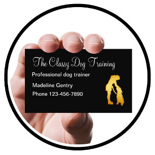 Carte De Visite Service de formation des chiens de classe