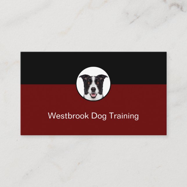 Carte De Visite Service de formation professionnelle des chiens Mo (Devant)