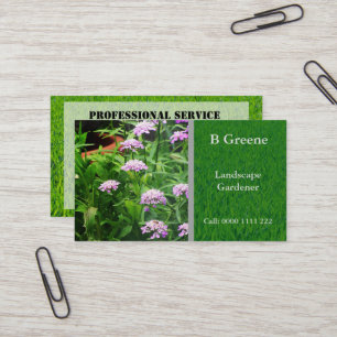 Carte De Visite Service de jardinage professionnel