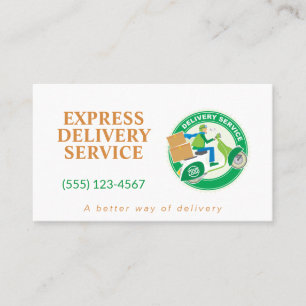 Carte De Visite Service de livraison professionnelle