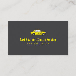 Carte De Visite Service de navette pour aéroport et taxi