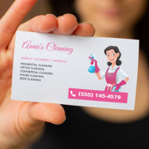 Service de nettoyage de maison rose moderne