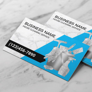 Carte De Visite Service de nettoyage des maisons Détail automatiqu