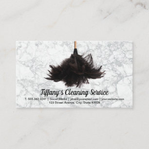 Carte De Visite Service de nettoyage Duster