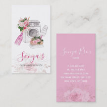 Service de nettoyage Lave-linge à aquarelle floral