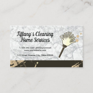 Carte De Visite Service de nettoyage   Maid   Duster