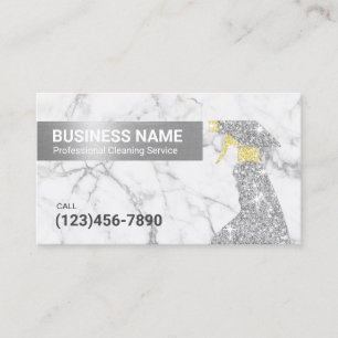 Carte De Visite Service De Nettoyage Marbre Moderne De Style Moder