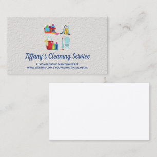 Carte De Visite Service de nettoyage   Nettoyage des domestiques  