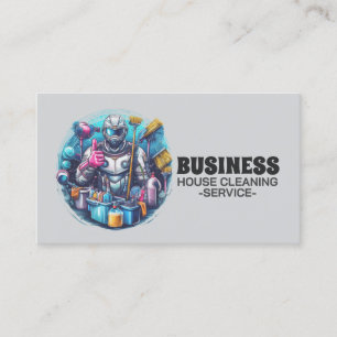 Carte De Visite Service de nettoyage professionnel de maison ménag