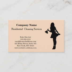 Carte De Visite Service de nettoyage professionnel moderne