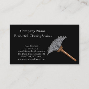 Carte De Visite Service de nettoyage professionnel moderne