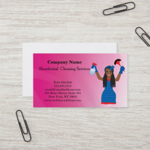 Carte De Visite Service de nettoyage professionnel moderne