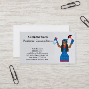 Carte De Visite Service de nettoyage professionnel moderne