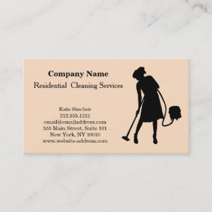 Carte De Visite Service de nettoyage professionnel moderne Bouteil