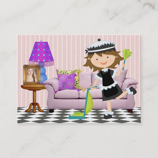 Carte De Visite Service de nettoyage - SRF (Devant)