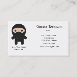 Carte De Visite Service de Ninja