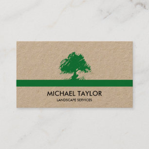 Carte De Visite service de paysagiste et d'entretien de pelouse