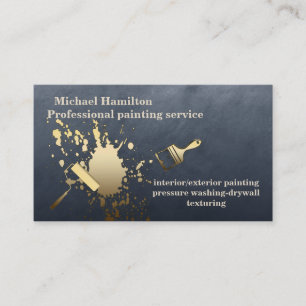 Carte De Visite Service de peinture moderne et élégant professionn