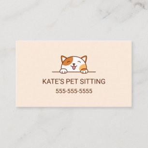 Carte De Visite Service de Peking pour animaux de compagnie de Cal
