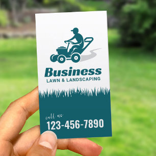 Carte De Visite Service de pelouse et d'aménagement du terrain Cir