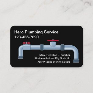Carte De Visite Service de plomberie cool Tuyaux de plomberie