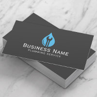 Service de plomberie d'eau Drop Tool Logo Professi