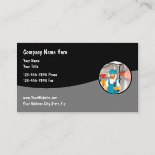 Carte De Visite Service de plomberie professionnel Nouveau