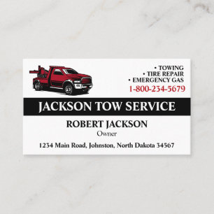 Carte De Visite Service de remorquage professionnel