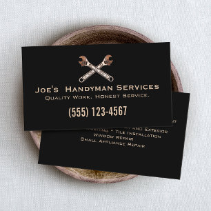 Carte De Visite Service de réparation d'intérieur Handyman