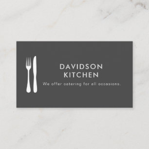 Carte De Visite Service de restauration