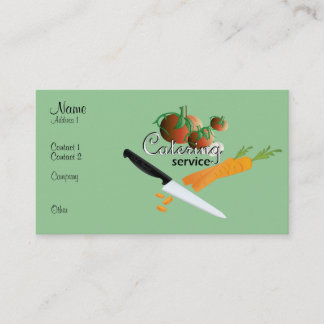 CARTE DE VISITE SERVICE DE RESTAURATION