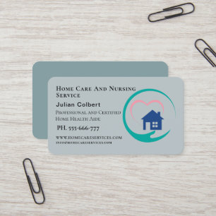 Carte De Visite Service De Soins À Domicile Et De Soins Infirmiers