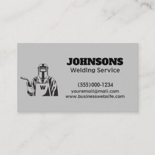 Carte De Visite Service de soudage Fabricator professionnel