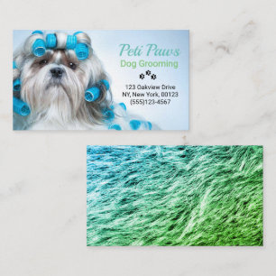 Carte De Visite Service de toilettage de chiens de compagnie