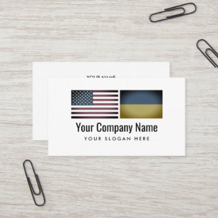 Carte De Visite Service de traduction en ukrainien anglais