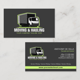 Carte De Visite Service de transport, de transport et de livraison
