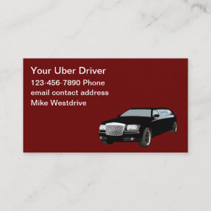 Carte De Visite Service de voiturier haut de gamme en covoiturage