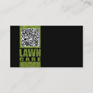 Carte De Visite Service d'entretien de la pelouse Grass Lettres si
